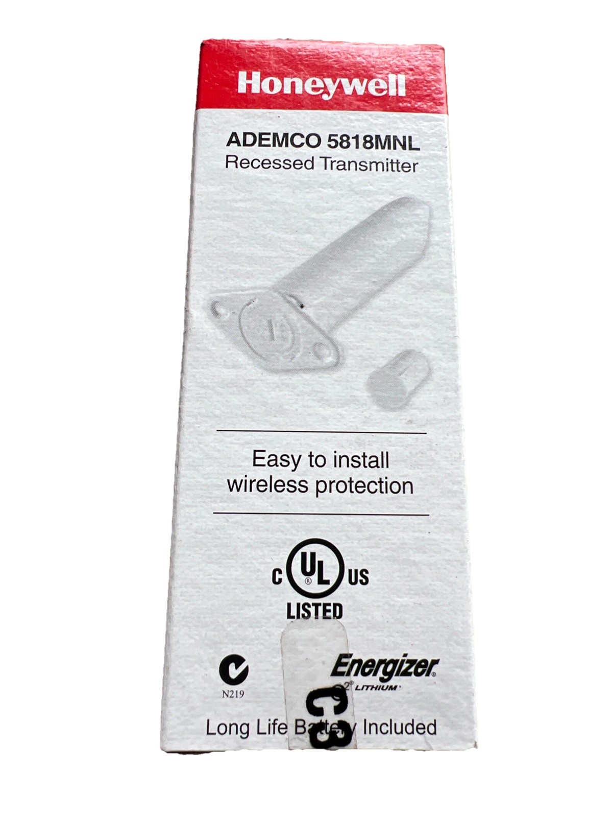 Honeywell 5818MNL Wireless Recessed Door/Window Transmitter NEW I12