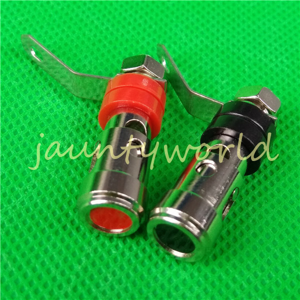 2PC Small Spring Load Speaker Banana Amp Terminal Binding Post