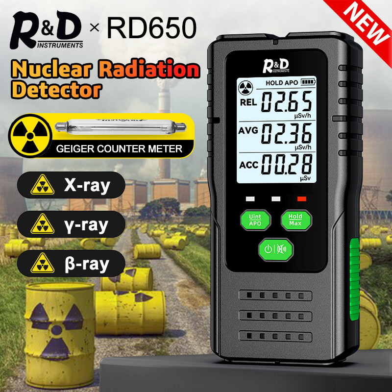 Counter Nuclear Radiation Detector Β-ray Radioactivity Tester Marble Detector
