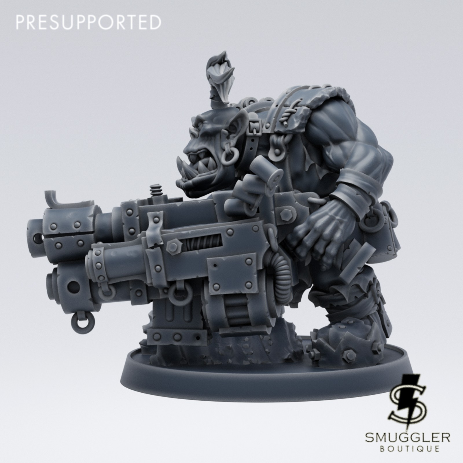 Krugg da Big Shoota Tabletop Sci Fi Wargaming Proxy Ork Smuggler Boutique