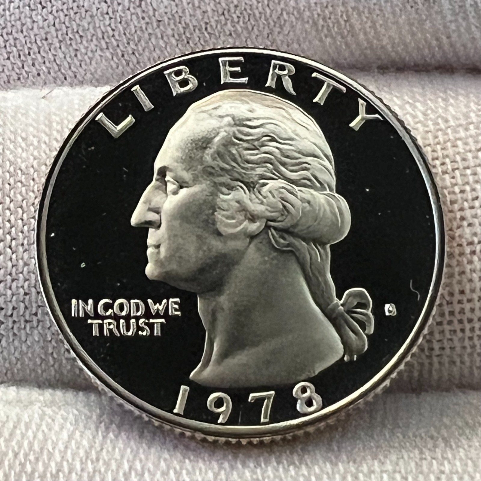 1978-S Washington Quarter Amazing Deep Cameo Proof receive coin pictured #5332