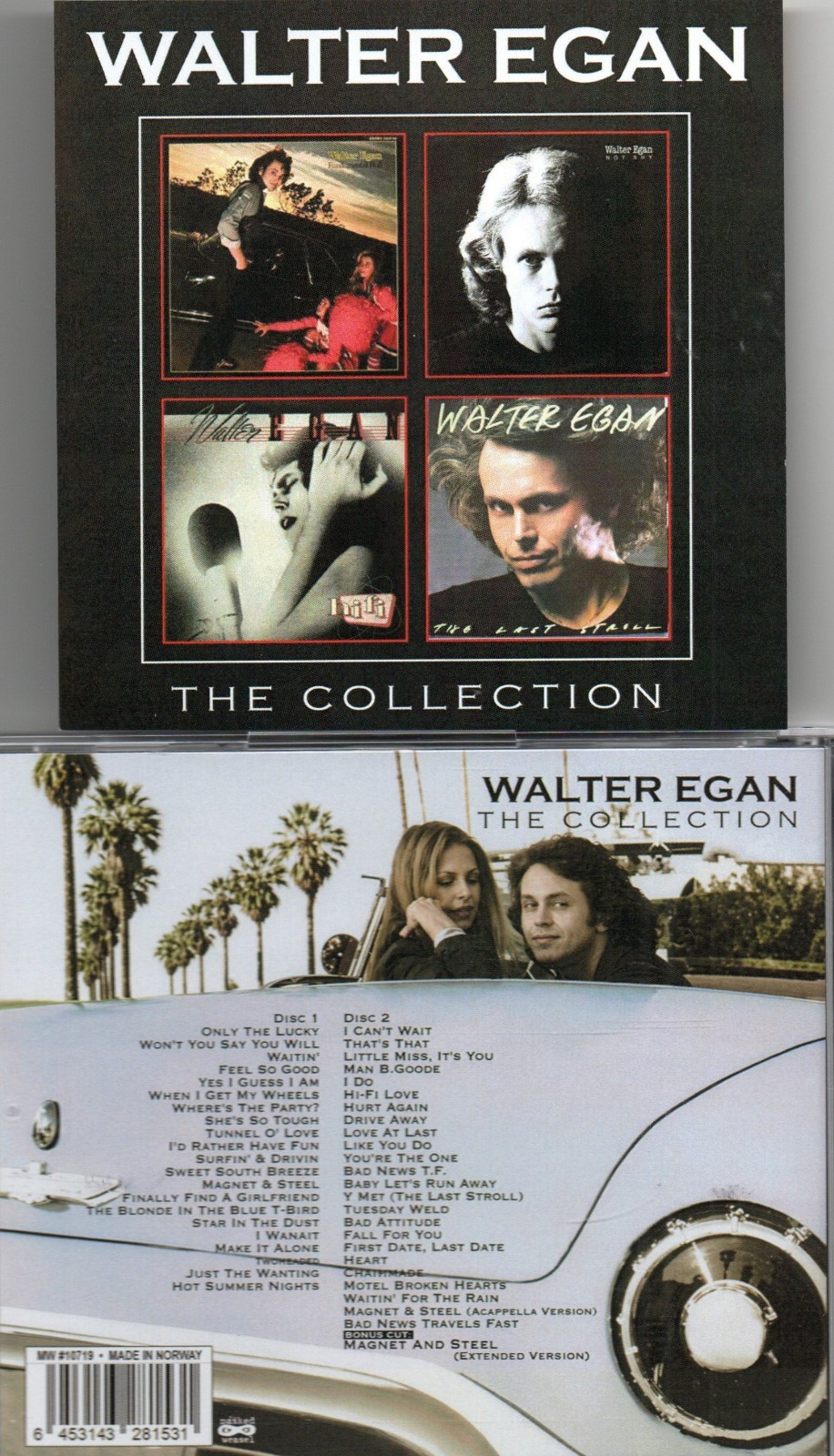 WALTER EGAN MAGNET AND STEEL/COLLECTION-4 LPS ON 2 CDS