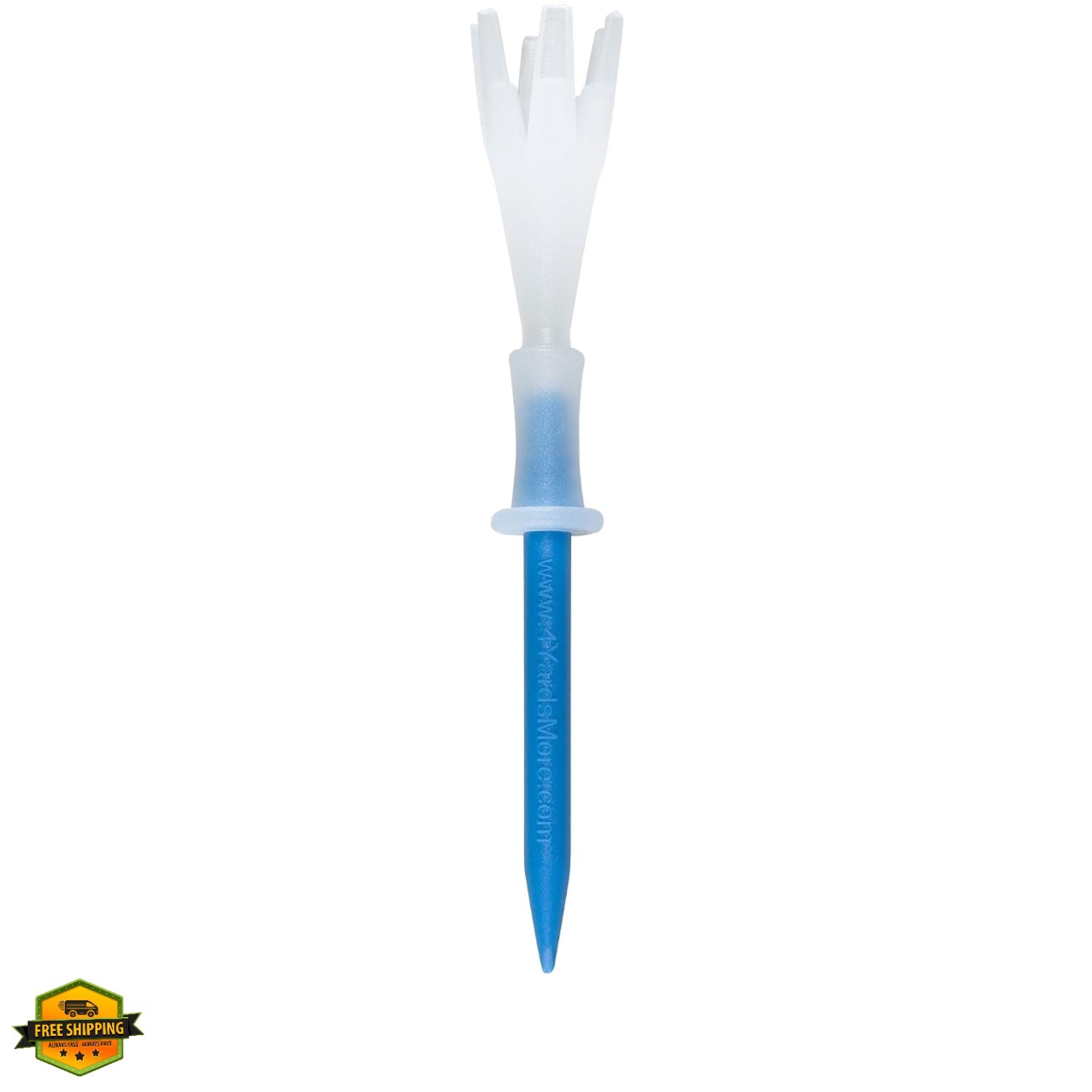 4 Yards More Golf Tee , 3 1/4 Inch, Blue, 4 Count Pack of 1