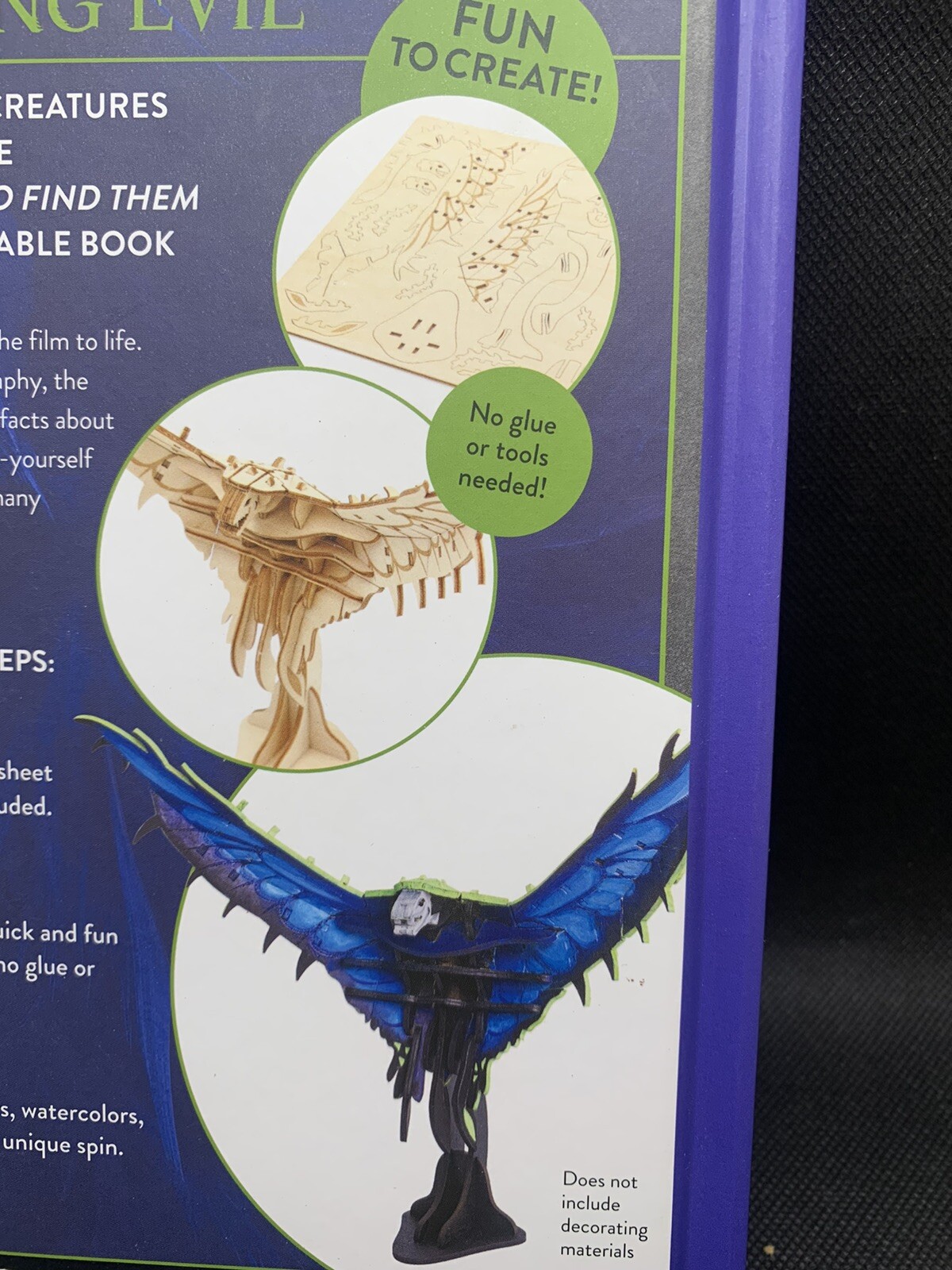 Fantastic Beasts Swooping Evil Book Model Set Incredi Builds Wizarding World Kit
