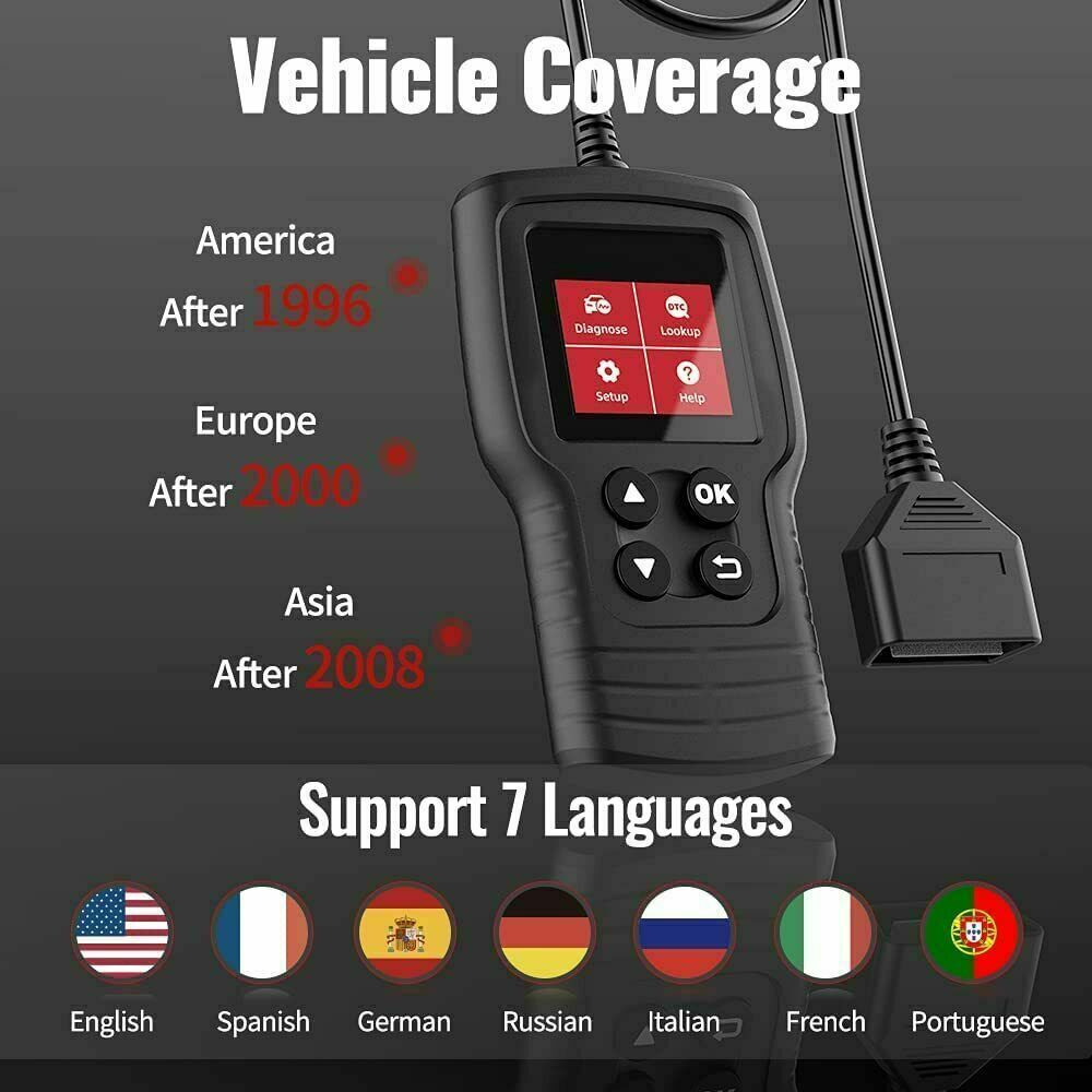 Thinkcar CR17 OBD2 Automotive Diagnostic Tool Engine Fault Code Check Scanner