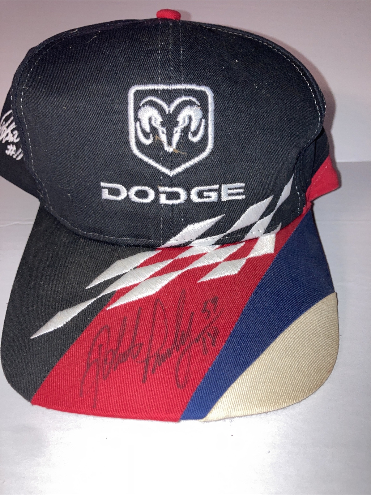 Robert Pressley Signed Hat, Dodge #59, #18