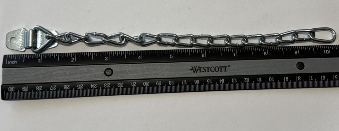 Master Lock Chain, 9" Zinc Heavy Duty 71CH