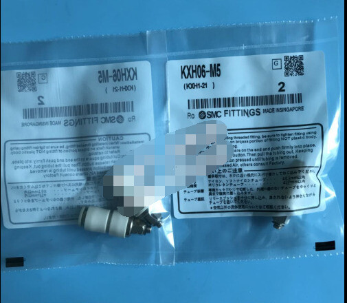 1Bag/2pcs New SMC KXH06-M5 KXH06M5 Fittings Free Shipping #SM