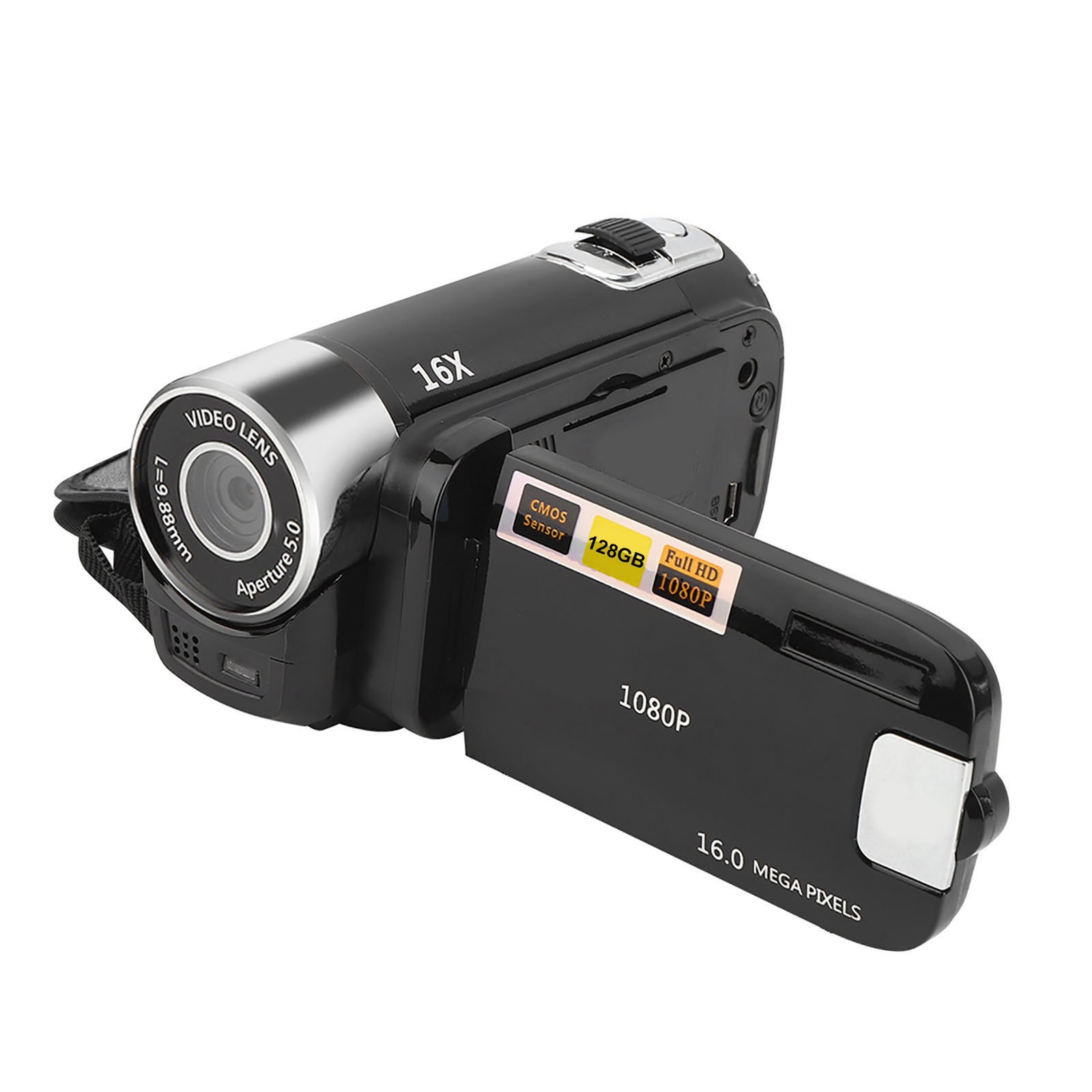 16X Zoom Colourful Display Screen High Definition Camera Image Video Camcorder