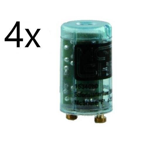 4 x Fluorescent Tubes Instant Starter 0.3s .. 4-125W Quick Starter