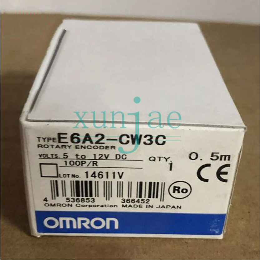 ONE OMRON rotary encoder E6A2-CW3C 100P/R NEW In Box