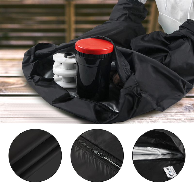 Big Negative Roll Film Changing Bag Processing Darkroom Tent Double Layer Load