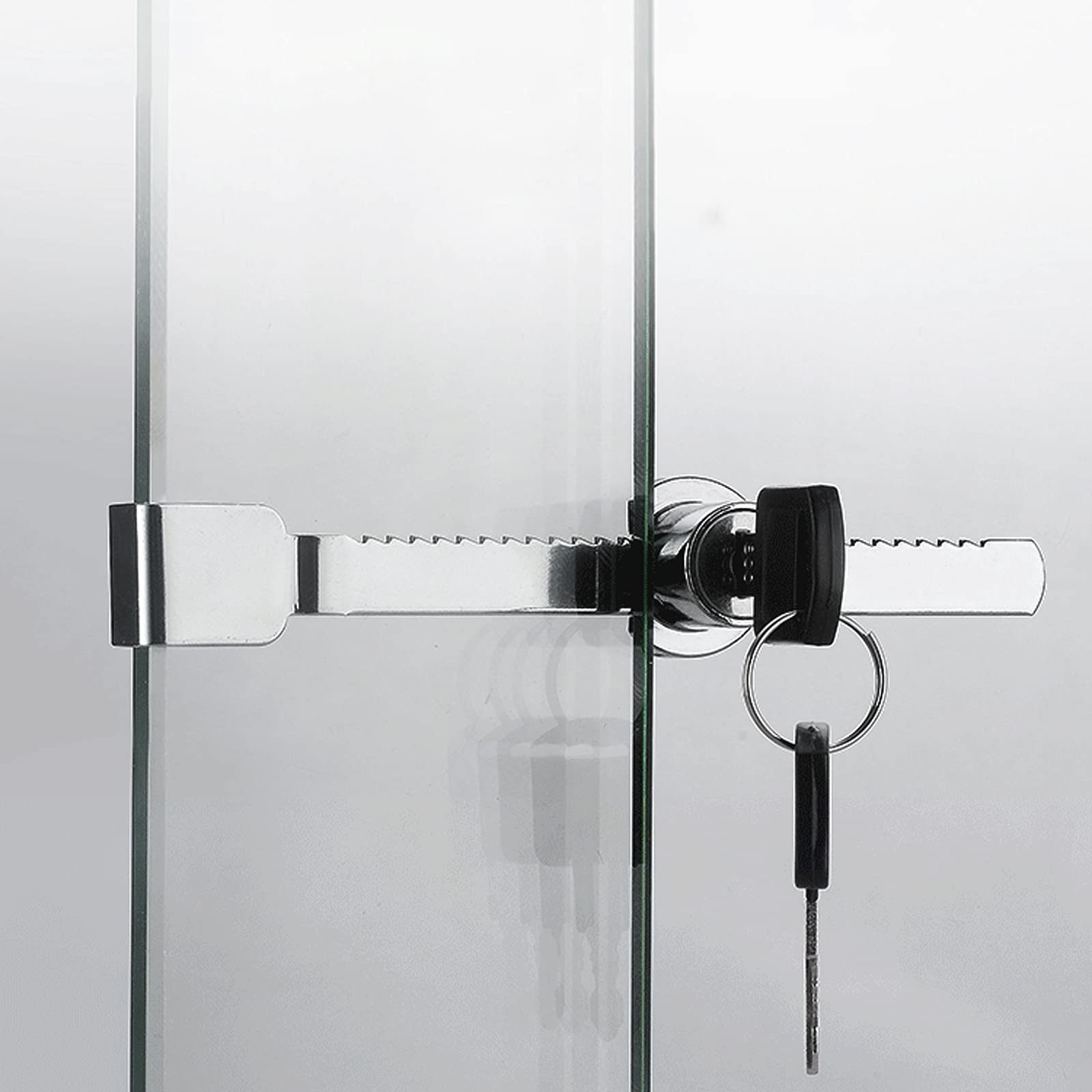 16 Pack Display Case Lock Showcase Lock Sliding Glass Door Ratchet Lock Security
