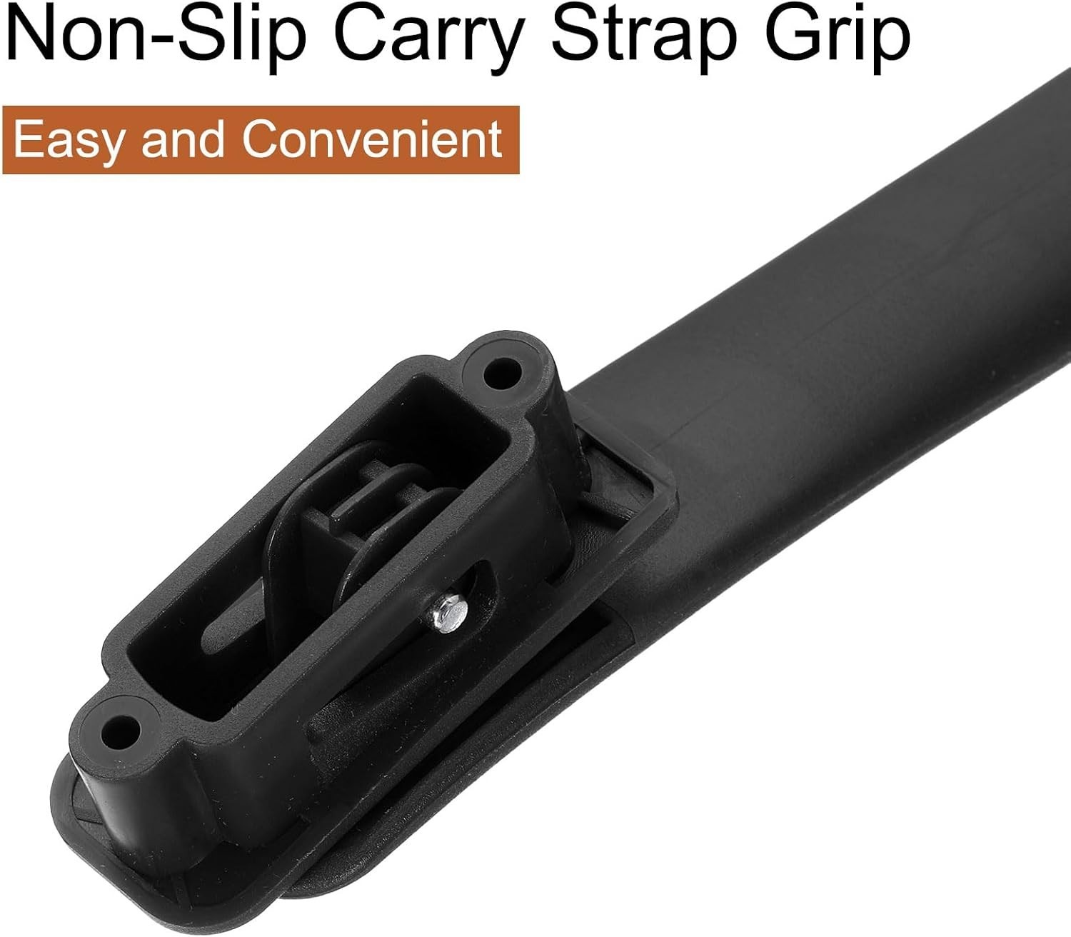2 Pcs Luggage Handle Replacement 8.5 Inch Plastic Strap Black