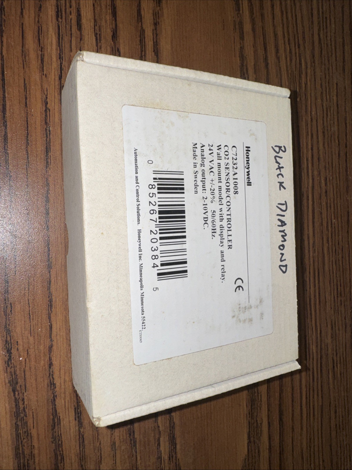 Honeywell CO2 Sensor/Controller C7232A1008 24V NEW