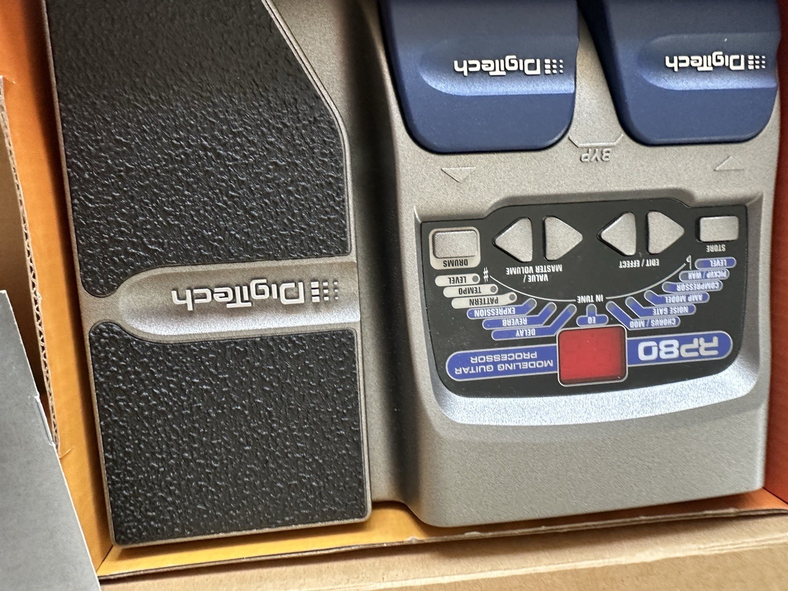 DigiTech RP80 Multi Effects Pedal Modeling Guitar Processor with power supply