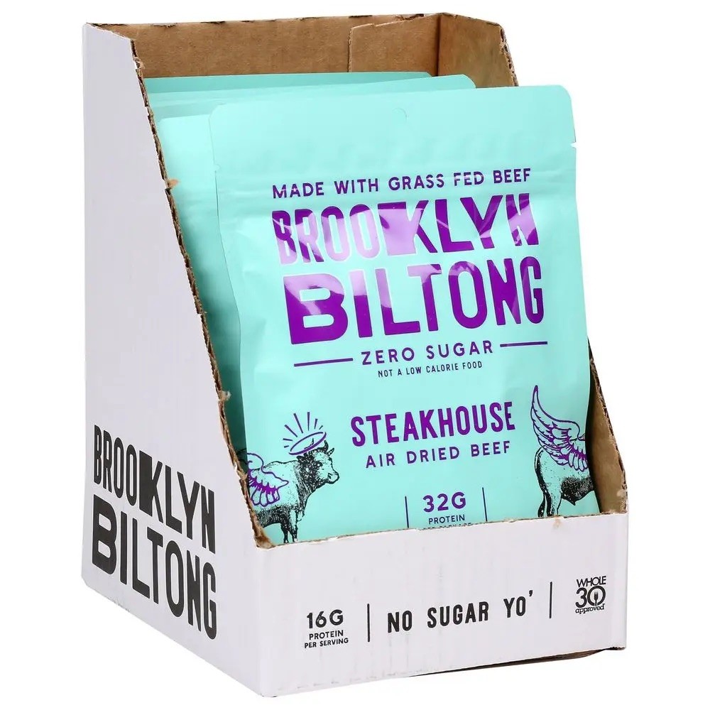 Brooklyn Biltong, Steakhouse Air Dried Beef, 2 oz