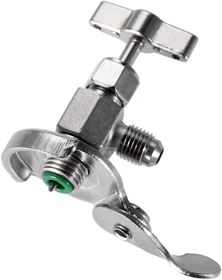 R134A Can Tap Dispenser Valve Tool 1/4 SAE AC for R12 R22 R502 Air Conditioning