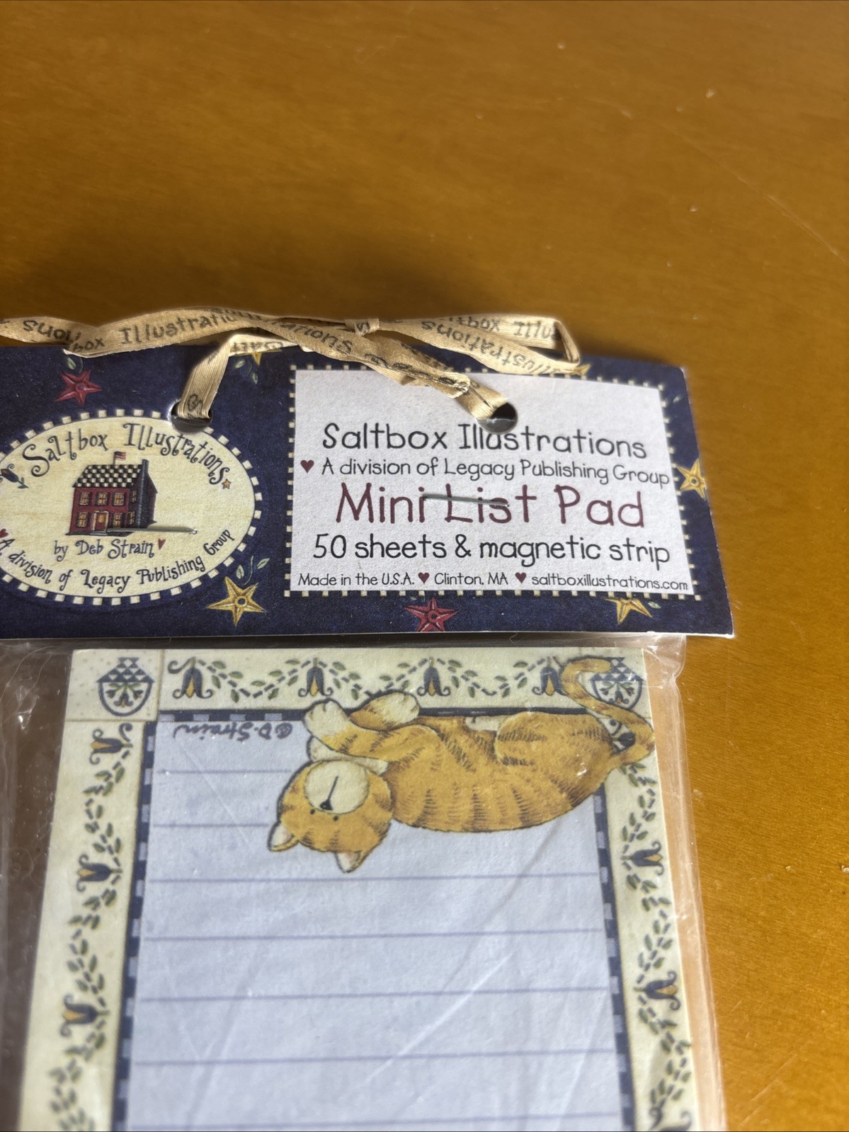 Saltbox Illustrations Speciality Notepad New Cat Lounging