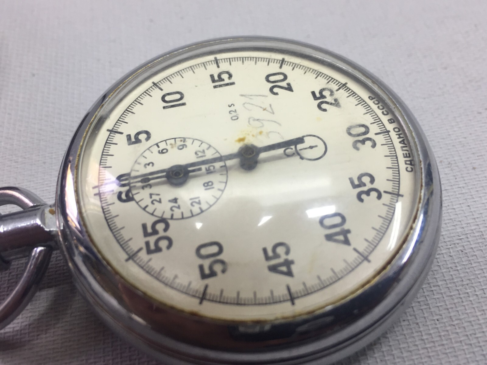 AGAT vintage mechanical ex USSR stopwatch chronometer