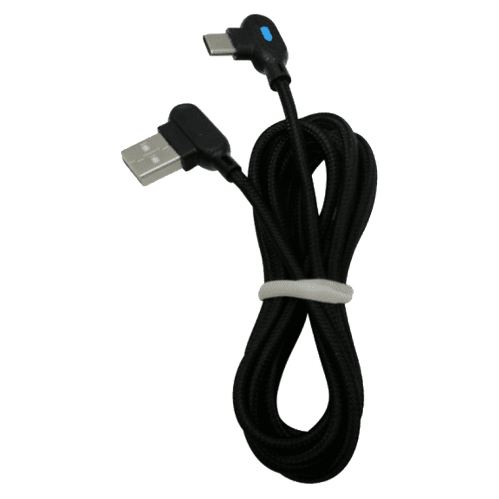Lot 90 Degree Right Angle USB Type C Fast Data Sync Charger Charging 3/6FT Cable