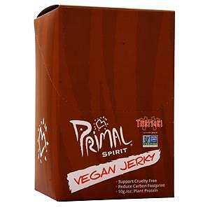 Primal Spirit Food Vegan Jerky Teriyaki - Seitan 24 pckts