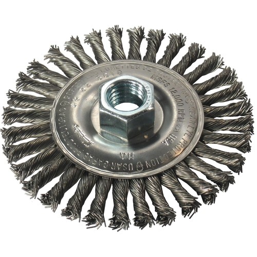 Milwaukee 48-52-5010 4 Inch Stringer Bead Wheel, Carbon Steel, 5/8-11 Threaded