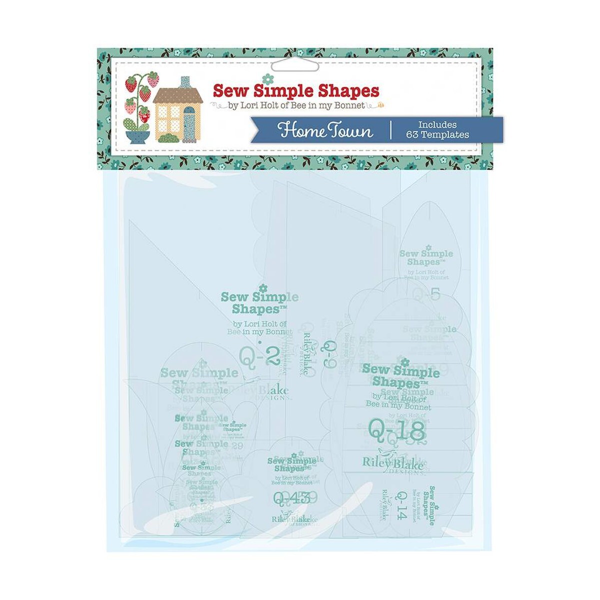 "Home Town" Sew Simple Shapes by Lori Holt for Riley Blake, 63 Templates