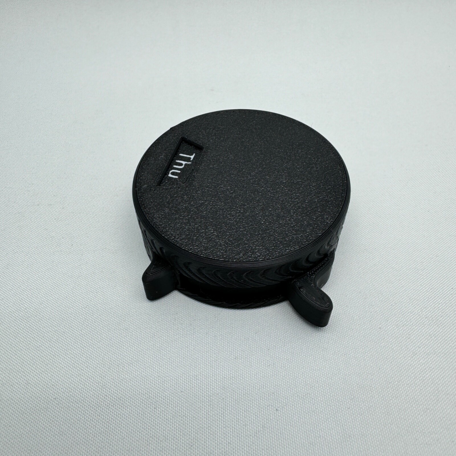 Compact Pill Organizer Mechanical 7 Day Pill Box Easy Load Small Travel Size