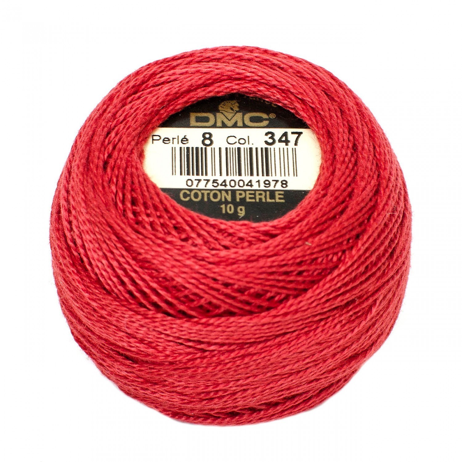 DMC Pearl / Perle Cotton Thread Balls Size 8 VERY DARK SALMON 347