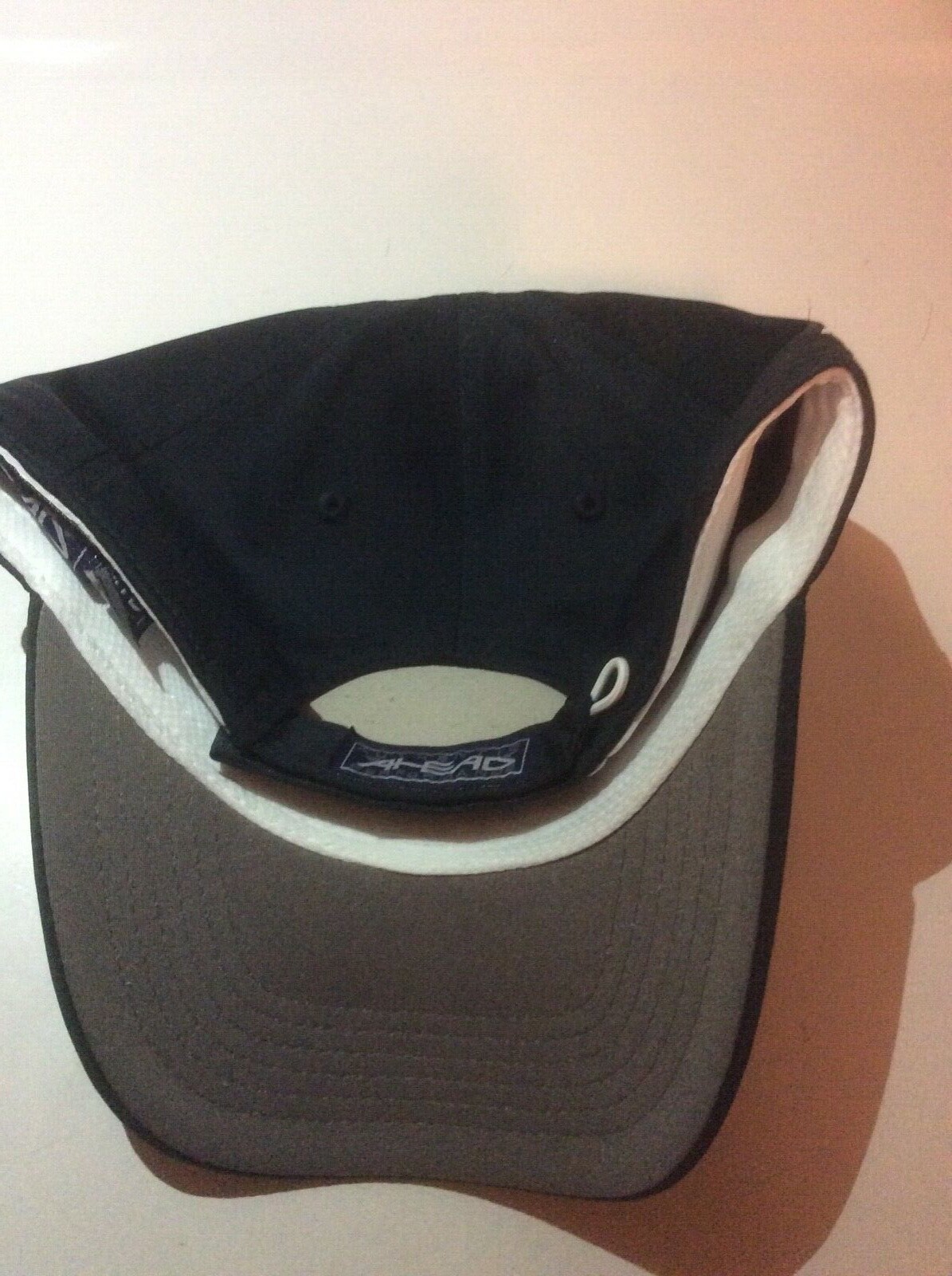 AHEAD 2019 Troon Challenge Black Baseball Hat NWT UPF 30+ Mid-Fit Adj Strap