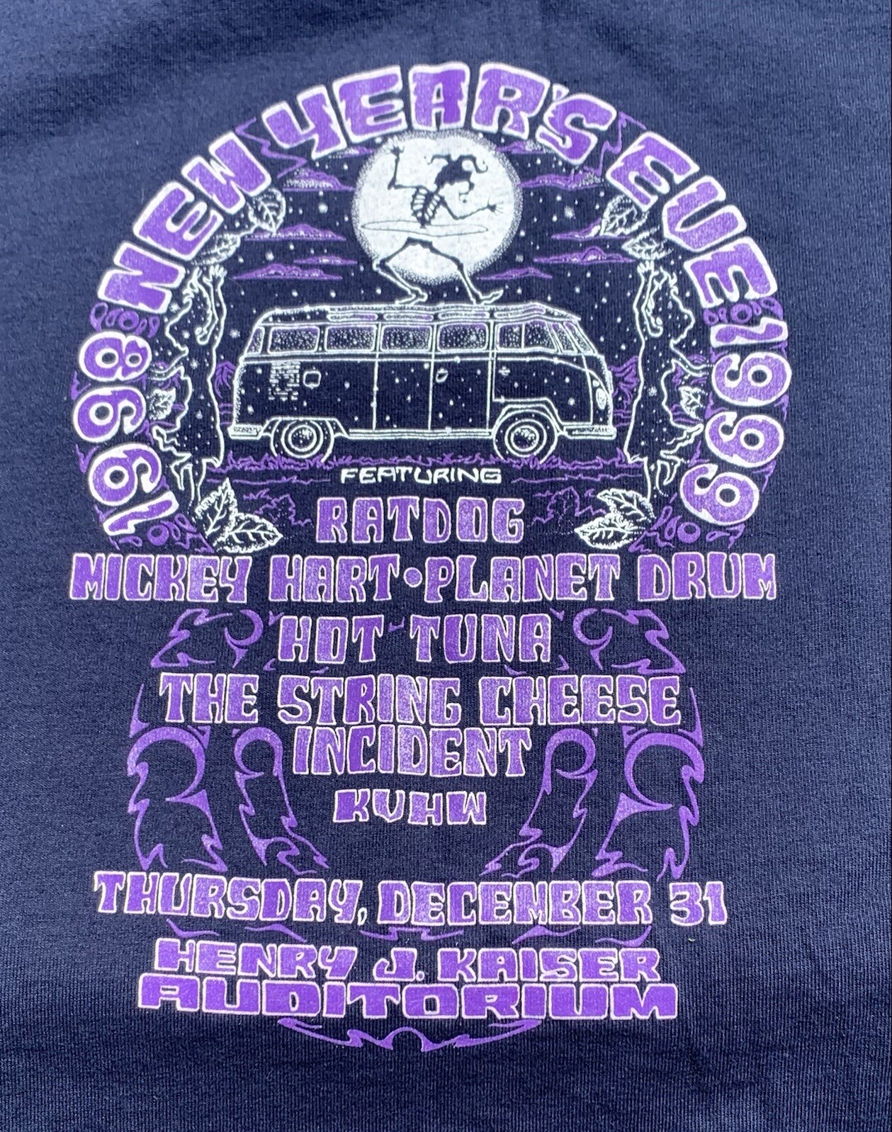 Grateful Dead New Year’s Eve T-shirt 1998-1999