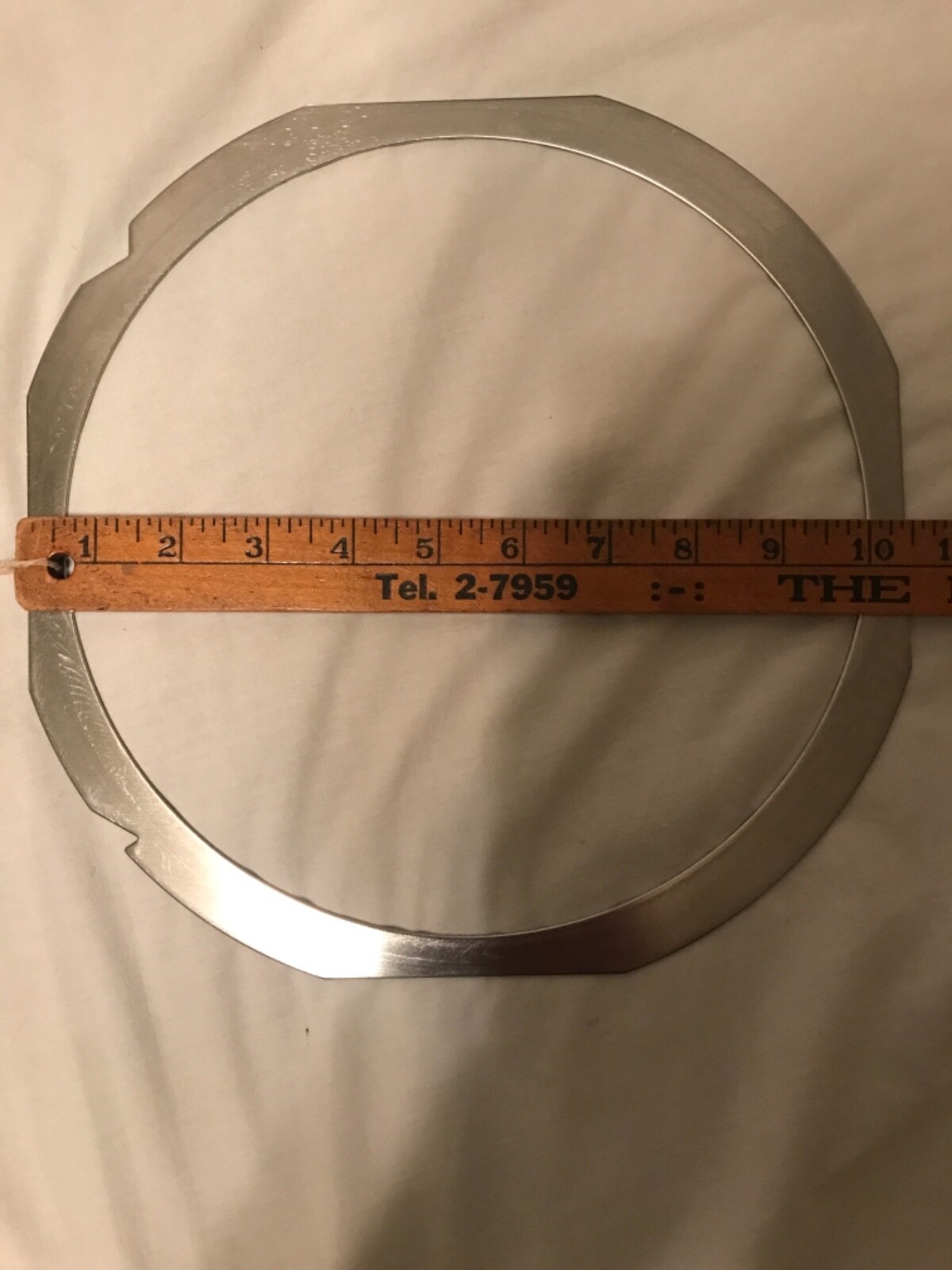8” 200 mm STAINLESS STEEL SILICON WAFER DICING RING/LOOP.