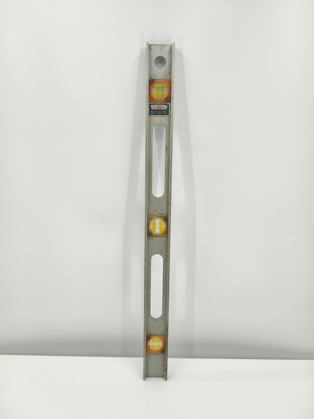 Vintage Craftsman 3993-24 Spirit Level 24 In Aluminum Silver Made USA Leveler