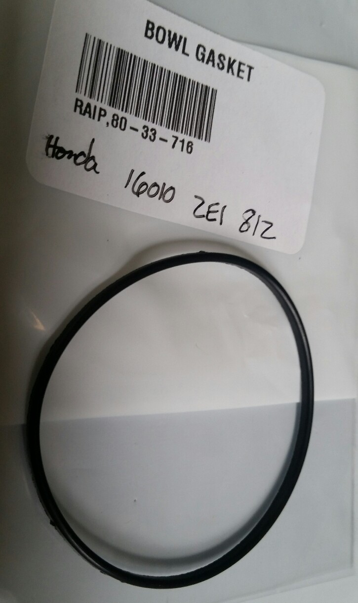 CARBURETOR FLOAT BOWL GASKET 16010-ZE1-812 Fits Honda GX110 GX120 GX140 GX160