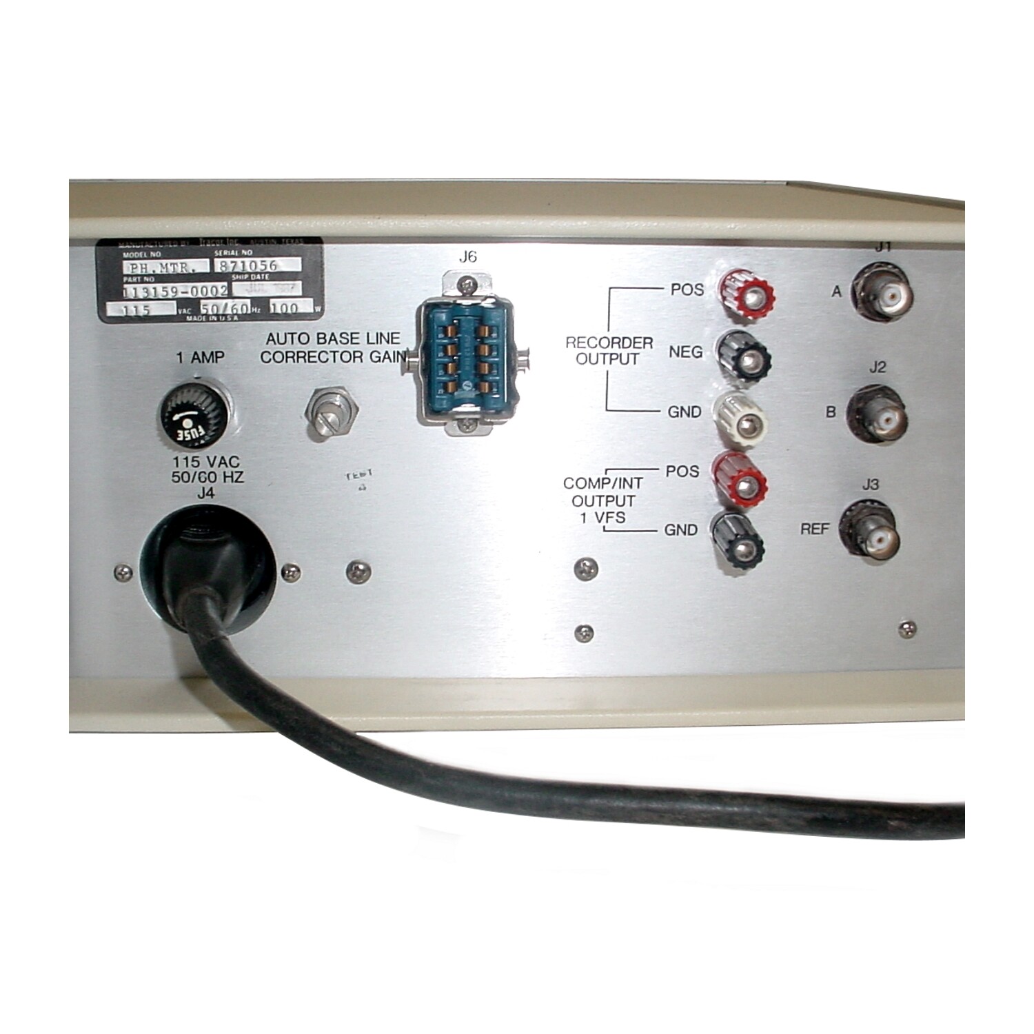 Tracor 704 USD Benchtop Phase Meter PH MTR 113159-0002