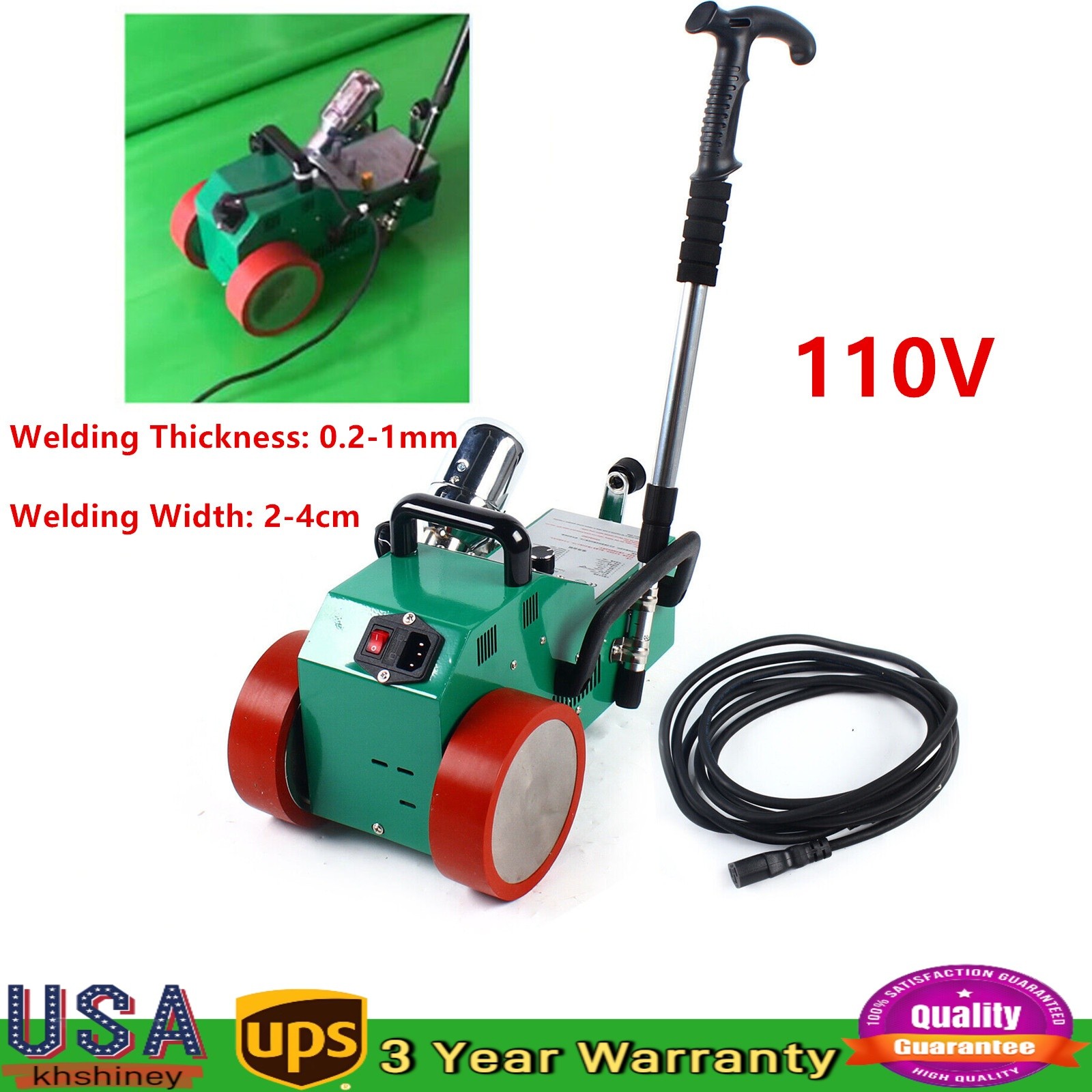 Plastic Welder Roof PVC Waterproof Membrane Welding Machine TPO Automatic Welder