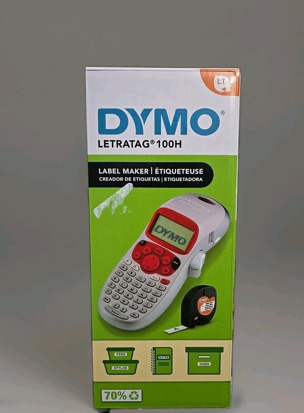 DYMO LetraTag 100H Handheld Label Maker Pink. New