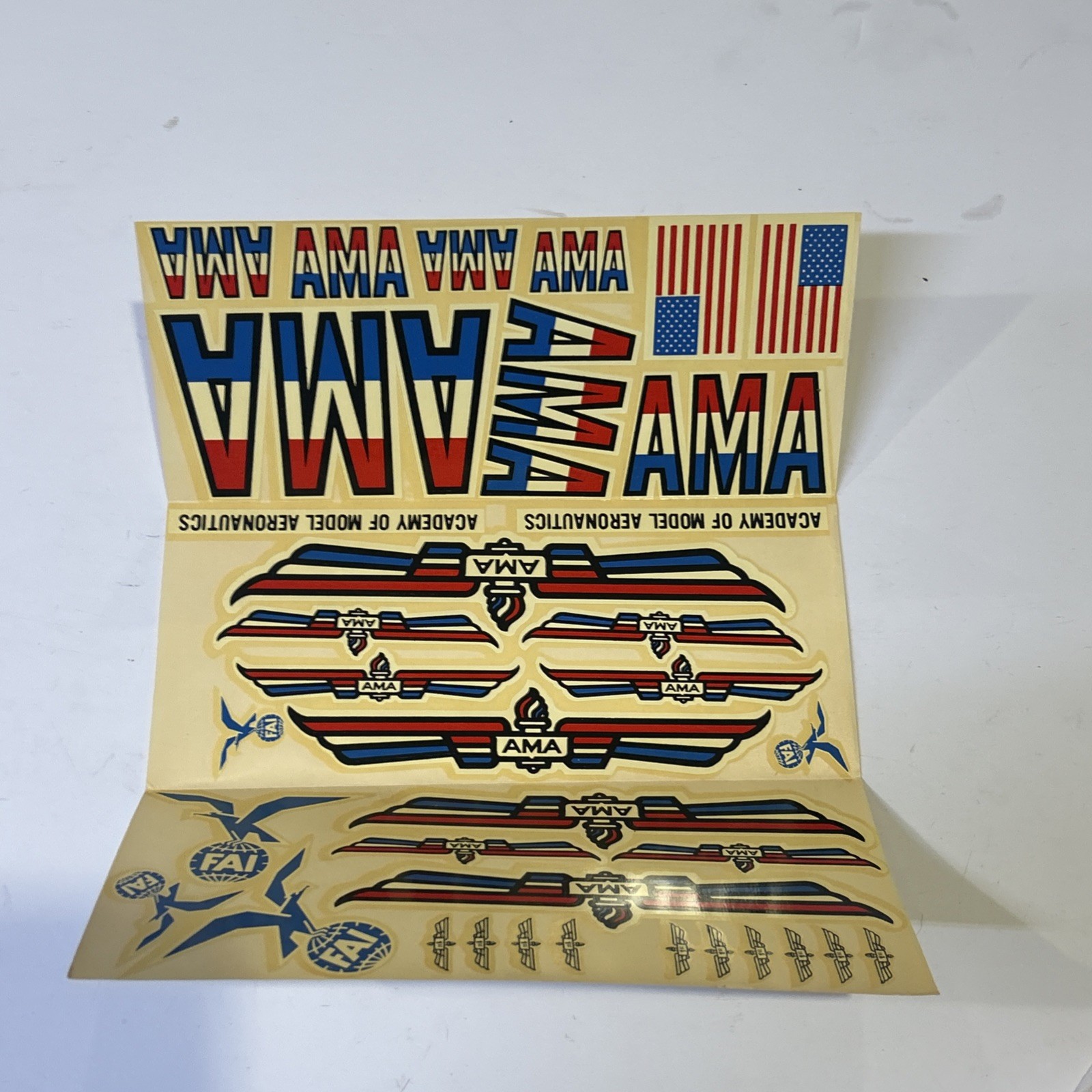 Vintage Control Line R/C  Model Airplane decals AMA FAI original water slides
