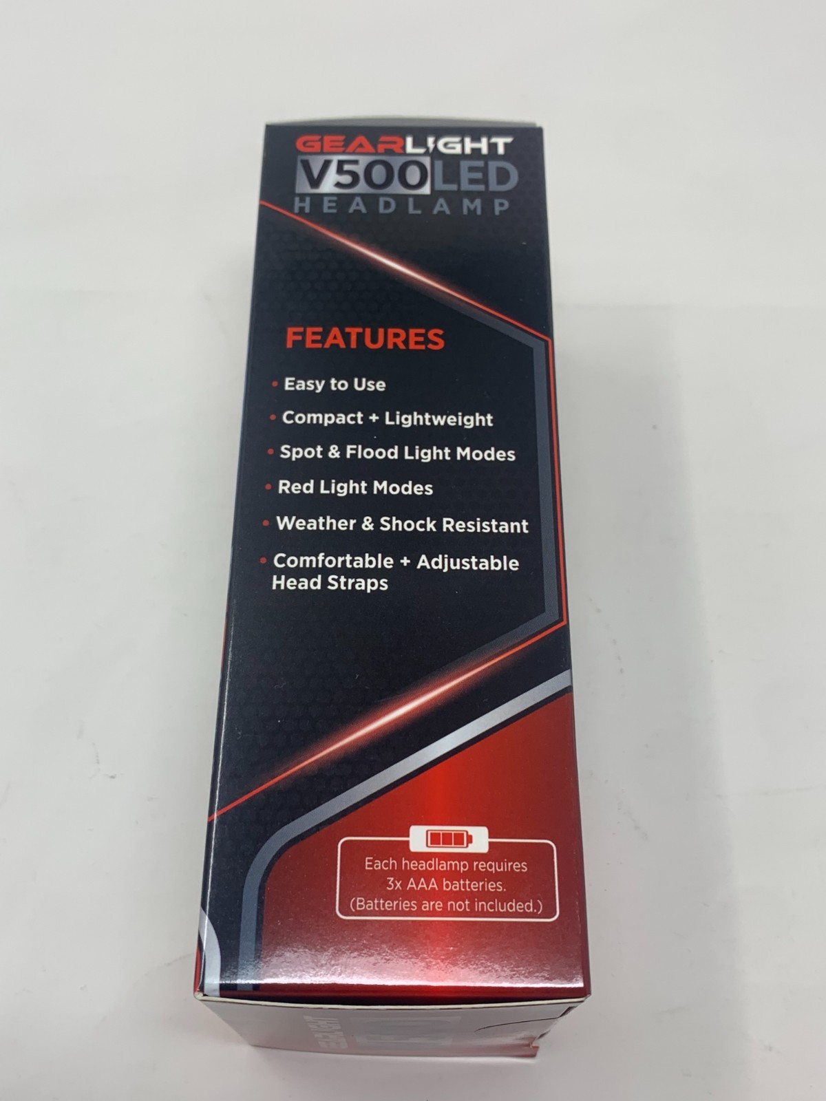 GearLight V500 LED Headlamp Flashlight [2 PACK] Running & Camping #000001