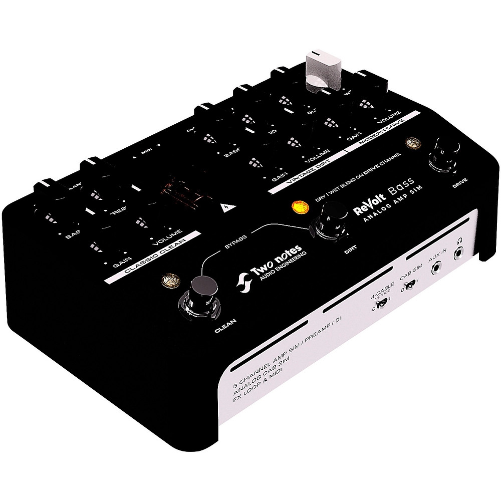 Two Notes AUDIO ENGINEERING ReVolt 3Channel AllAnalog Bass Simulator, DI Pedal