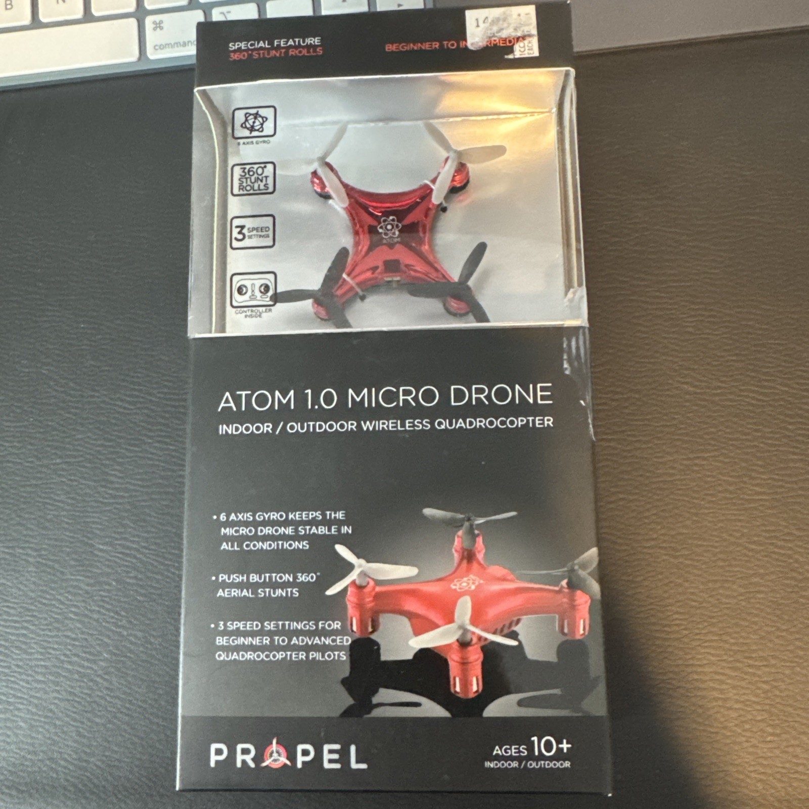 Propel Atom 1.0 Micro Drone 360° Stunt Rolls 6 Axis Gyro Wireless Quadcopter