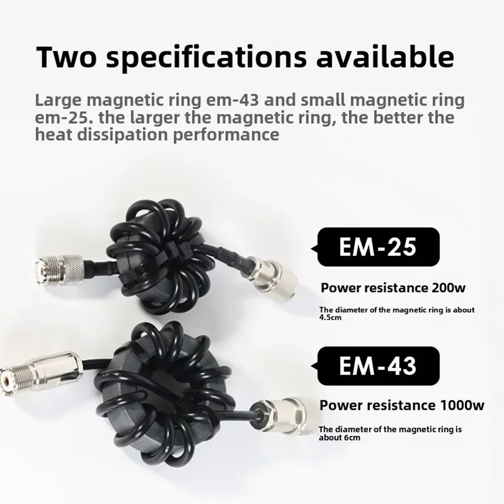 Magnetic Ring for Shortwave Choke Coil 1 830MHz For HF Radio Accessory