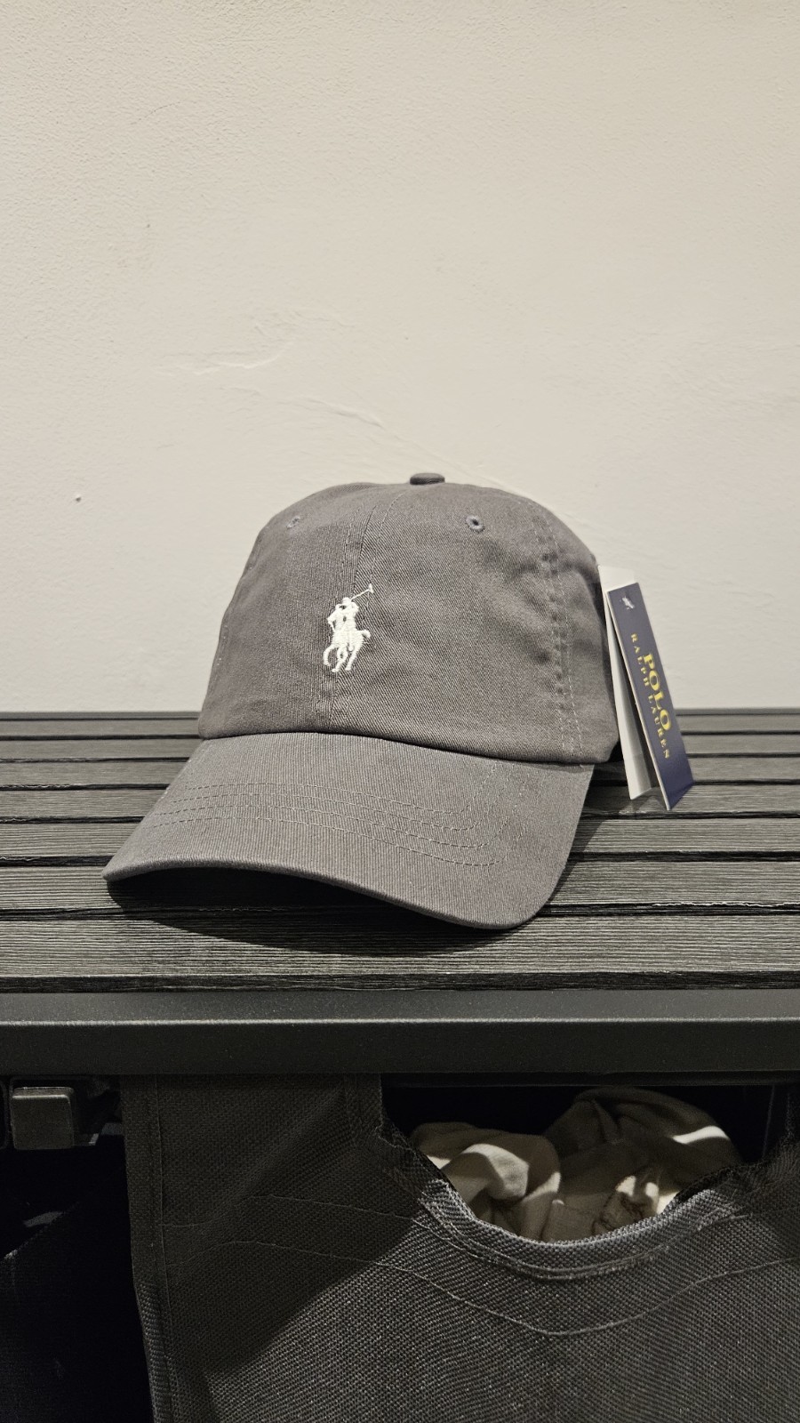 Polo Ralph Lauren Baseball Cap Charcoal Grey | Adjustable | Brand New With Tags