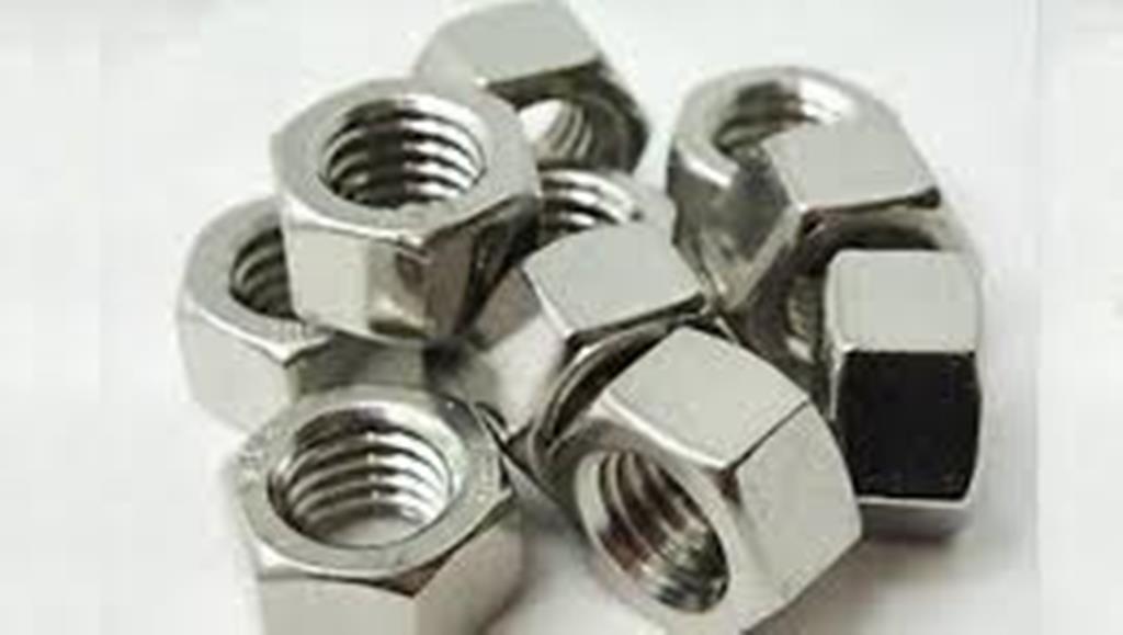 Stainless Steel Finish Hex Nuts NC 7/16-14, QTY-25