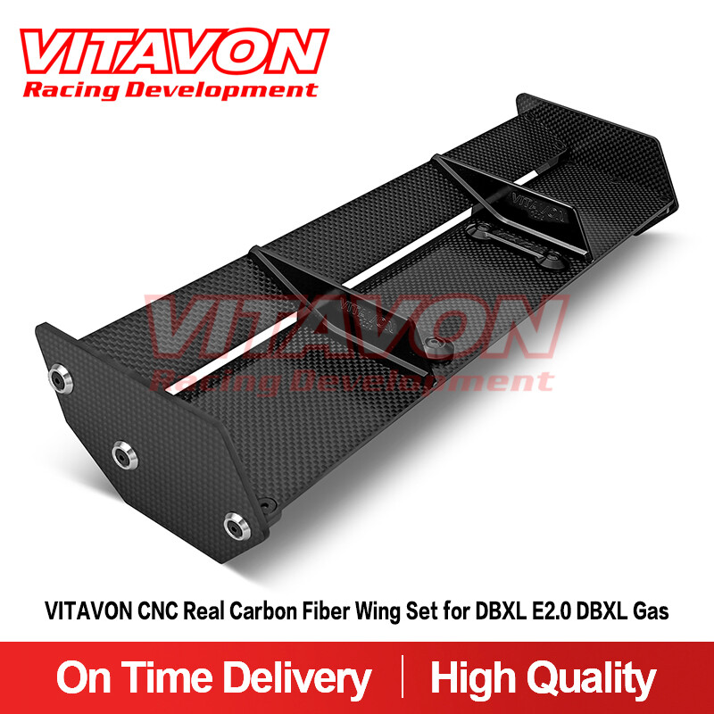 Vitavon CNC Real Carbon Fiber Wing Set For DBXL E2.0 DBXL Gas