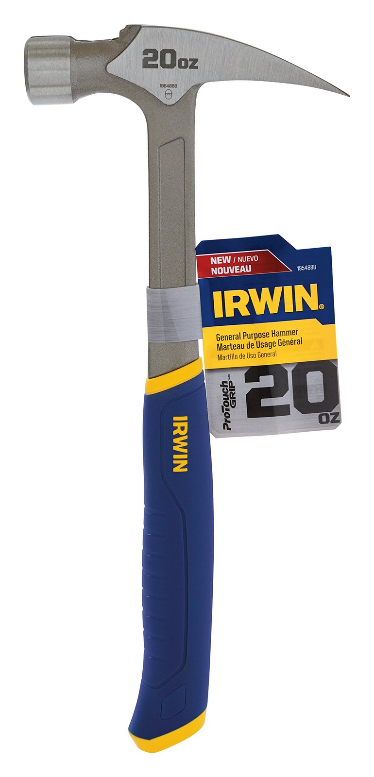 Irwin Hammer, Steel, General Purpose, Claw, 20 Oz. (1954888)