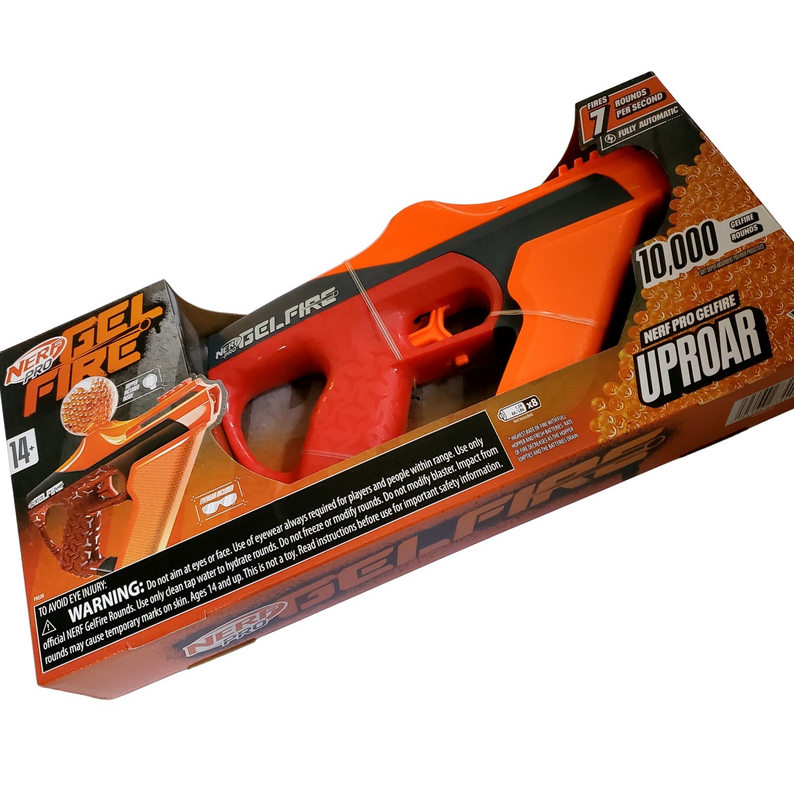 Nerf Pro Gelfire Uproar Full Auto Blaster, 150 FPS, 10,000 Gelfire Rounds, 40...