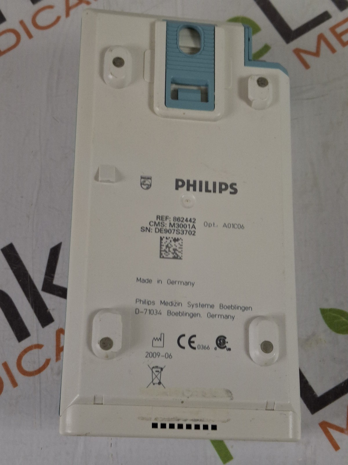 Philips M3001A-A01C06 Fast SpO2, NIBP, ECG, Temp, IBP MMS Module