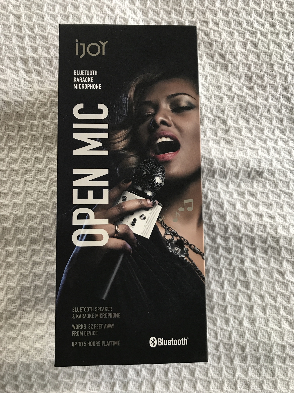 Ijoy Open Mic Bluetooth Speaker & Karaoke Microphone